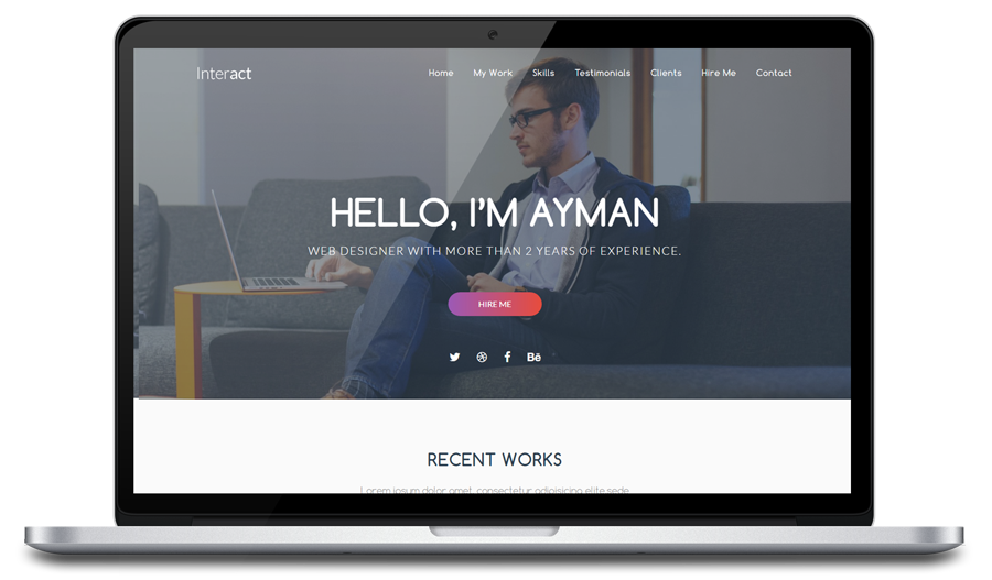 freelancer landing page