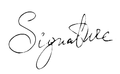 signature