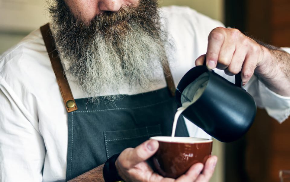 Barista Pouring Coffee